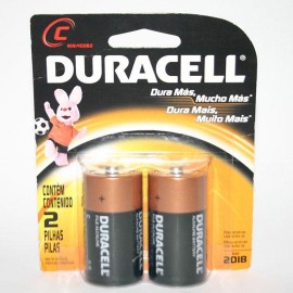 PILA ALCALINA DURACELL C DE 1.5 VOLTS 2 PIEZAS