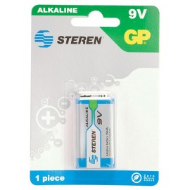 PILA ALCALINA STEREN 9V DE 9 VOLTS 1 PIEZA