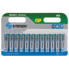 PILA ALCALINA STEREN AA DE 1.5 VOLTS 12 PIEZAS