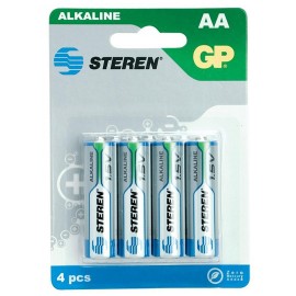 PILA ALCALINA STEREN AA DE 1.5 VOLTS 4 PIEZAS