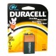 PILA ALCALINA DURACELL DE 9 VOLTS 6LR61 1 PIEZA