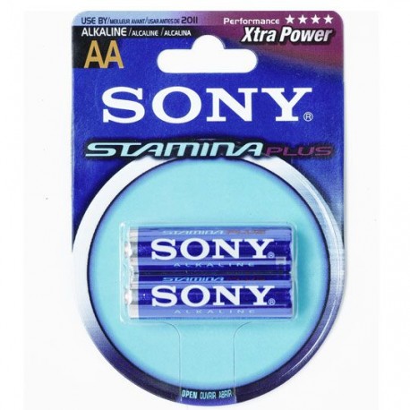 PILA ALCALINA SONY AA DE 1.5 VOLTS 2 PIEZAS