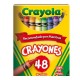 CRAYON CRAYOLA COLOR SURTIDO CRAYOLA FORMA REDONDO CAJA CON 48 PIEZAS