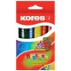 CRAYON KORES COLOR SURTIDO KORES FORMA TRIANGULAR CAJA CON 12 PIEZAS