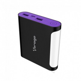 Powerbank au-30012000mah Negro/morado