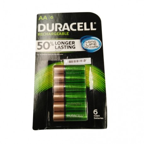 Pila duracell recargable aa