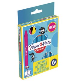 Crayon paper mate carmen caja con 8
