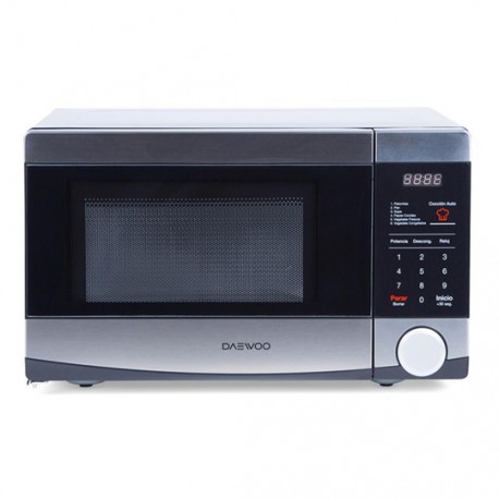 HORNO DE MICROONDAS DAEWOO KOR6L4 DE 0.7 PIES COLOR NEGRO Y PLATA