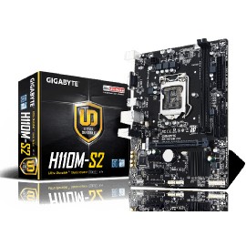 TARJETA MADRE GIGABYTE GA-H110M-S2 MEMORIA DE 32 GB VELOCIDAD DE 2133 MHZ