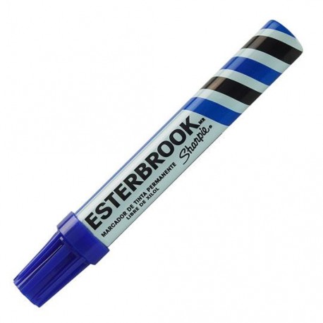 MARCADOR PERMANENTE SHARPIE ESTERBROOK 119024 COLOR AZUL 1 PIEZA