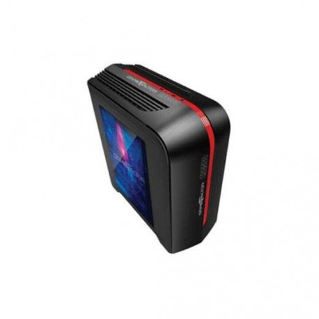 GABINETE VERTICAL VORAGO CSG500 MICRO-ATX/MINI-ATX COLOR NEGRO BISEL ROJO