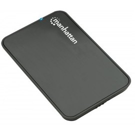 Gabinete hdd 2.5 sata, usb v2.0 negro