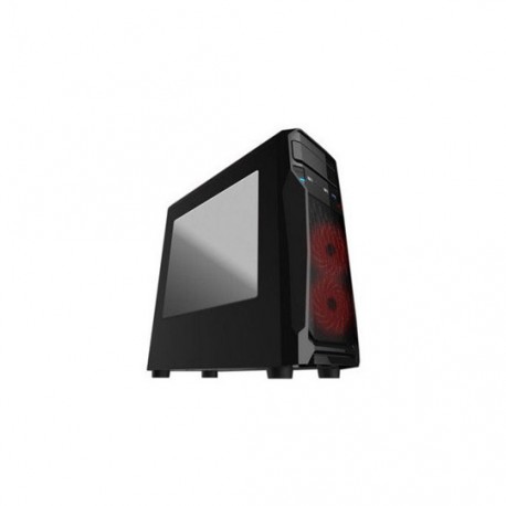 Gabinete eagle warrior gaming fs-3 rojo