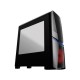 Gabinete eagle warrior gaming fs-4 rojo