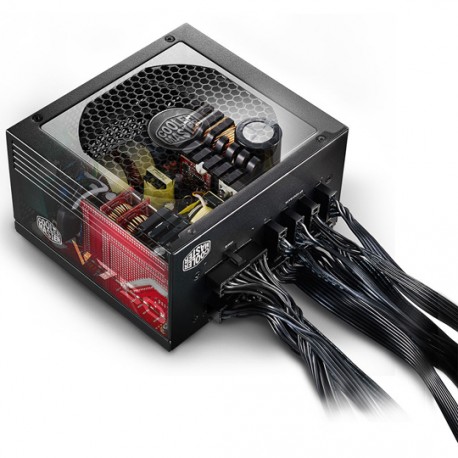 FUENTE DE PODER GAMER COOLER MASTER V750 80 PLUS GOLD FACTOR DE FORMA ATX 120 MM COLOR NEGRO