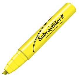 MARCATEXTOS RESALTADOR AZOR SUBRAYADOR 2450AM COLOR AMARILLO FLUORESCENTE 1 PIEZA