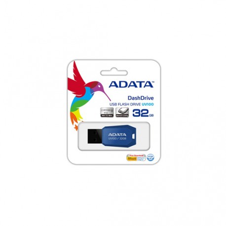 ADATA USB 32GB UV100 AZUL AUV100 32GB RB