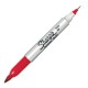 MARCADOR PERMANENTE SHARPIE TWIN TIP 8616160 COLOR ROJO 1 PIEZA