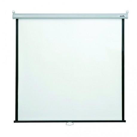 PANTALLA PARA PROYECCION APOLLO P0382 COLOR BLANCO MATE DE 80 PULGADAS