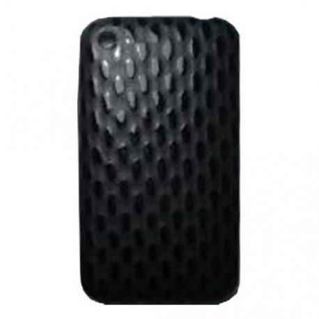 FUNDA PARA IPHONE 3 KEY MEDIA CE007 DE PLASTICO COLOR NEGRO