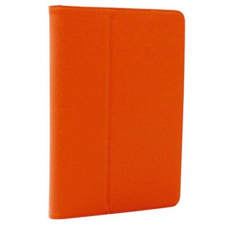 FUNDA PARA TABLET DE 7 Y 8 PULGADAS TECHZONE GI13TAB7 DE IMITACION PIEL COLOR NARANJA