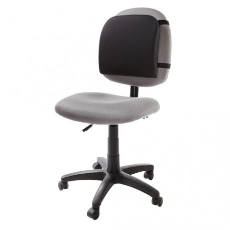 COJIN SOPORTE LUMBAR KENSINGTON P4935 DE LYCRA CON RELLENO DE ESPUMA DE MEMORIA COLOR NEGRO