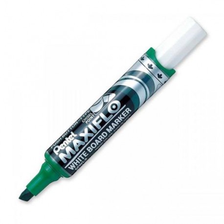 MARCADOR PARA PIZARRON PENTEL MAXIFLO MWL6D COLOR VERDE 1 PIEZA