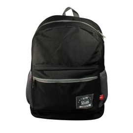 MOCHILA ICON IC17LBP01 DE NYLON COLOR NEGRO