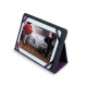 FUNDA PARA TABLET DE 7 Y 8 PULGADAS PORT DESIGNS NOUMEA 201316 DE CUERO SINTETICO COLOR PURPURA CON ROSA
