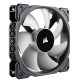 VENTILADOR DE PC GAMER CORSAIR AIR SERIES ML120 DE LEVITACIÓN MAGNÉTICA DE COLOR GRIS 4 PINES PAQUETE DOBLE