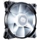 VENTILADOR DE PC GAMER COOLER MASTER JETFLO 120 DE COLOR LED BLANCO 4 PINES 1 PIEZA