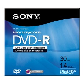 DVD MINI DVD-R SONY - CAPACIDAD 1.4GB VELOCIDAD DE TRANSFERENCIA 4X INDIVIDUAL