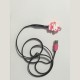 CARGADOR USB HELLO KITTY COMPATIBLE CON IOS TECHZONE HK16CDR01-IPH COLOR NEGRO/ROSA