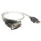 CONVERTIDOR DE SEÑAL MANHATTAN USB A SERIAL EN FORMA DE CABLE 205153