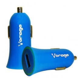 CARGADOR UNIVERSAL PARA AUTOMOVIL VORAGO AU-101 COLOR AZUL