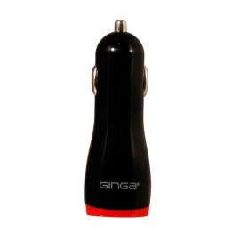 CARGADOR UNIVERSAL PARA AUTOMOVIL GINGA GI16BAL01-NR DE COLOR NEGRO CON ROJO