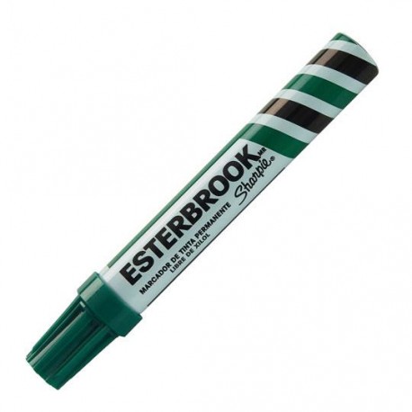 MARCADOR PERMANENTE SHARPIE ESTERBROOK 119126 COLOR VERDE 1 PIEZA