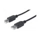 CABLE USB A-B A MACHO A B MACHO MANHATTAN COLOR NEGRO DE 3 METROS 333382