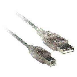 CABLE USB A-B A MACHO A B MACHO MANHATTAN COLOR GRIS DE 1.8 METROS 333405