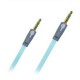 CABLE AUDIO 3.5 MM MACHO A MACHO PERFECT CHOICE COLOR GRIS DE 1 METRO EL-994435