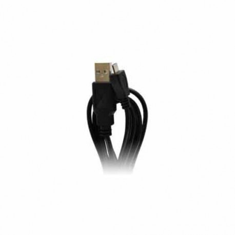 CABLE USB A MICRO USB MACHO A MACHO VORAGO COLOR NEGRO DE 1 METRO CAB-107