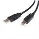 CABLE USB A MICRO USB MACHO A MACHO VORAGO COLOR NEGRO DE 1 METRO CAB-107