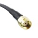 CABLE PIGTAIL CONECTOR MACHO TIPO N A HEMBRA RP-SMA TP-LINK COLOR NEGRO DE 3 METROS TL-ANT24PT3