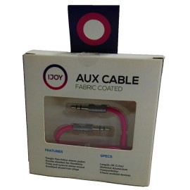 CABLE DE AUDIO 3.5 MM A MACHO A B MACHO IJOY FAB5PNK 1 METRO