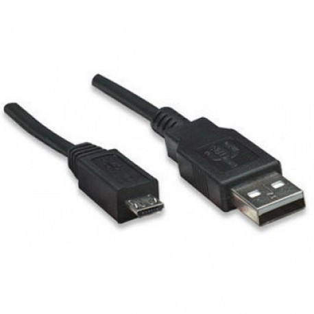 CABLE USB A MACHO A B MACHO MANHATTAN COLOR NEGRO DE 1.8 METROS 307178