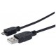 CABLE USB A MACHO A B MACHO MANHATTAN COLOR NEGRO DE 1.8 METROS 307178