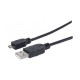 CABLE USB MACHO A MACHO MANHATTAN COLOR NEGRO DE 0.5 METROS 325677