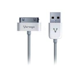 CABLE USB A 32 PINES MACHO A MACHO VORAGO COLOR BLANCO DE 1 METRO CAB-118