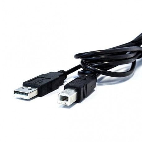 CABLE USB A-B A MACHO A B MACHO VORAGO COLOR NEGRO DE 1.5 METROS CAB-104