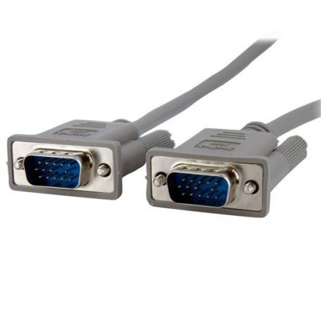 CABLE VGA MACHO A MACHO STARTECH COLOR GRIS DE 1.8 METROS MXT101MM